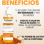Dr. Melaxin Premiun Peel Shot™ Exfoliante Aclarente Corporal Kojic + Turmeric