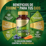 Zooone ™| Nutrición,  Alivio y Protección Natural para tus Ojos 90 Cápsulas