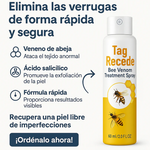 Spray eliminador de verrugas Tag Recede ™| 60 ML